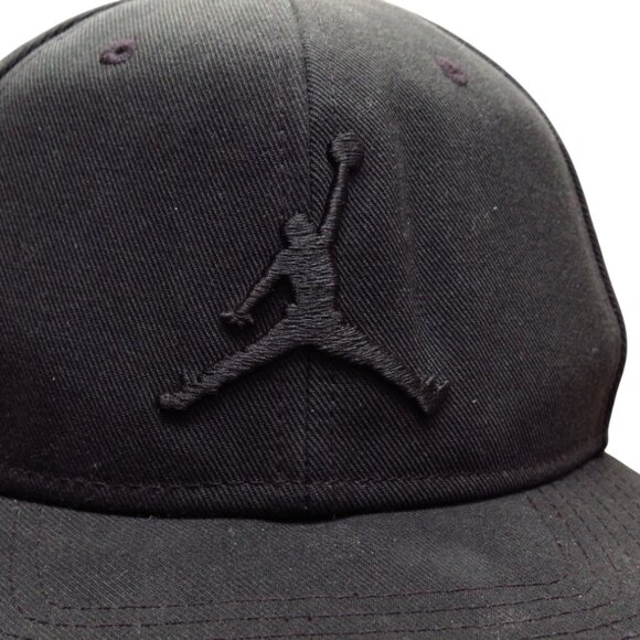 Never Worn Condition Air Jordan Jumpman Cap Snapback Black Embroidered Logo - Picture 3 of 8